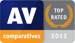 AV-Comparatives - Top Rated Product 2013